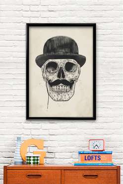 Принт «Gentlemen never die» by Balazs Solti