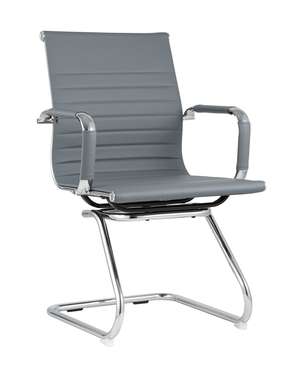 Офисное кресло Top Chairs Visit серого цвета