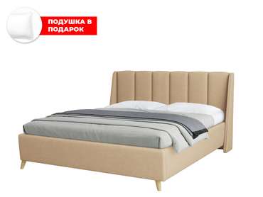 Кровать Skordia 180х200 бежевого цвета с подъемным механизмом