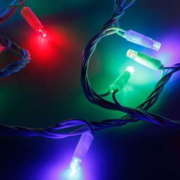 Светодиодная гирлянда ARD-STRING-CLASSIC-10000-WHITE-100LED-LIVE RGB (230V, 7W) (Ardecoled, IP65) 025823