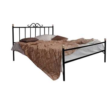 Кровать Оливия 180х200 черного цвета
