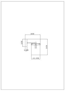 Бра Arte Lamp MODELLO A4099AP-1BK