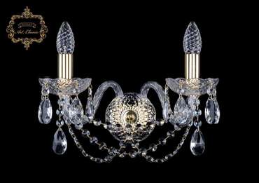 Хрустальное бра Art Classic 45241 10.11.2.141.Gd.Sp подсвечник с подвесками