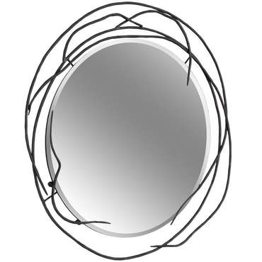 Зеркало настенное Арт черного цвета