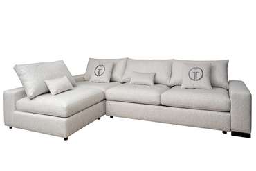 Угловой диван-кровать Manchester №40 серого цвета