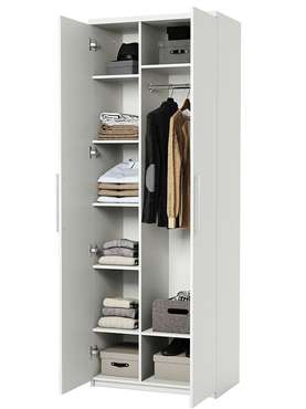 Шкаф комбинированный Мелодия МК-22 110 белого цвета