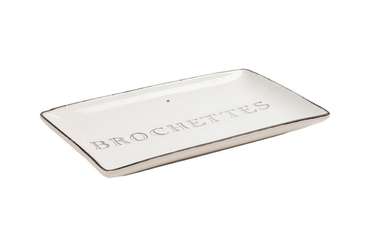 Декоративное блюдо Brochettes White 