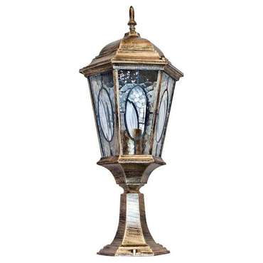 Наземный низкий светильник Витраж с овалом 11322