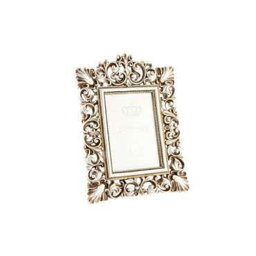 Фоторамка 18 x 2 x 25 cm Позолоченный Смола Shabby Chic