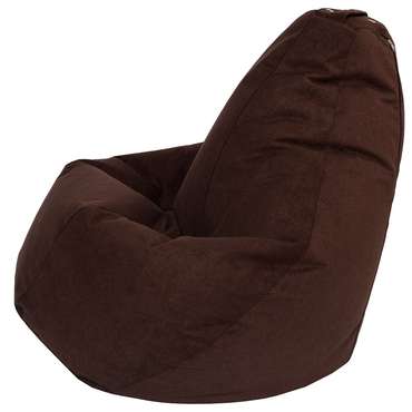 Кресло-мешок Груша XL коричневого цвета