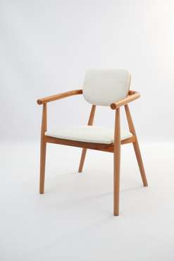 Стул Сервантос бежево-белого цвета