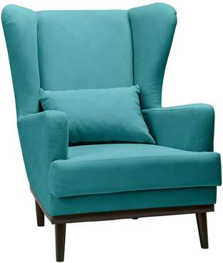 Кресло Оскар зелено-голубого цвета