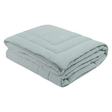 Трикотажное одеяло Роланд 195х215 серого цвета