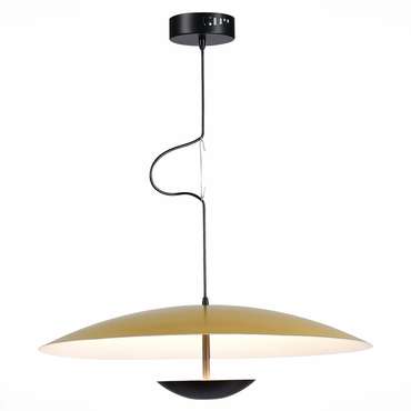 Светильник подвесной ST-Luce Золотистый,Черный/Золотистый LED 1*40W 3000K ARMONICO