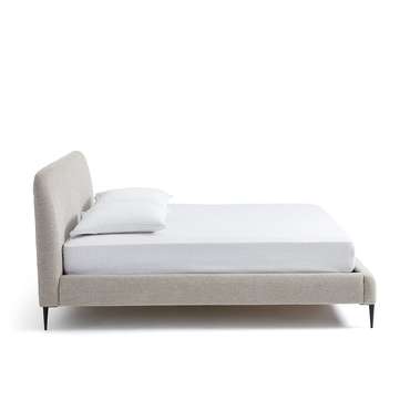Кровать Oscar 180x200 серого цвета без подъемного механизма