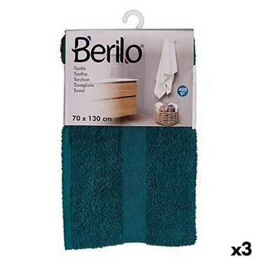 Банное полотенце Синий 70 x 130 (3 штуки)