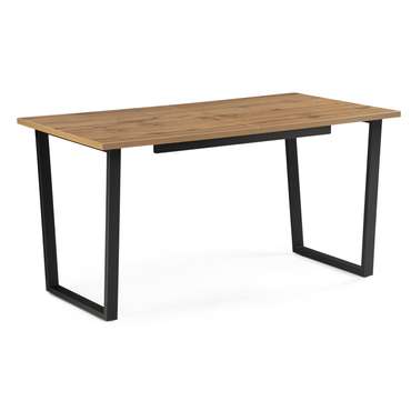 Обеденный раздвижной стол Лота Лофт 140 коричневого цвета
