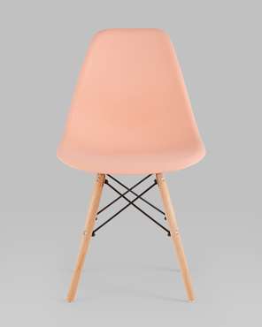 Стул Dsw Eames персикового цвета