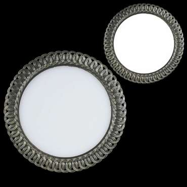 Встраиваемый светильник 53112-9.0-001RD LED12W ABN (стекло, цвет белый)