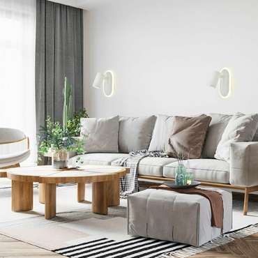 Спот Omega 10222/2LED White (металл, цвет белый)
