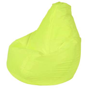 Кресло-мешок Груша 2XL в обивки из ткани оксфорд цвета лайм