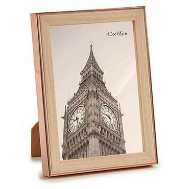 Фоторамка Коричневый Медь Пластик Cтекло (15,6 x 2 x 20,7 cm) (6 штук)
