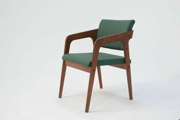 Стул-кресло Шадди зелено-коричневого цвета