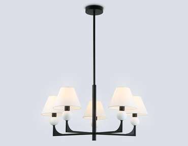 Люстра на штанге Classic LH75153 (ткань, цвет белый)