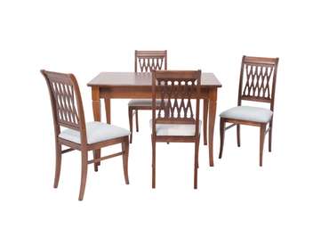 Обеденная группа Моцарт серо-коричневого цвета