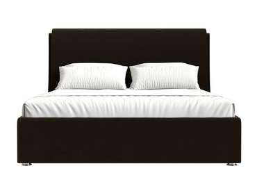 Кровать Принцесса 200х200 темно-коричневого цвета с подъемным механизмом
