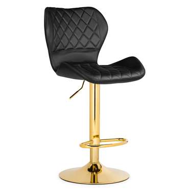 Барный стул Porch черно-золотого цвета