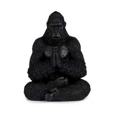Декоративная фигура Горилла Yoga Чёрный 16 x 28 x 22 cm (4 штук)