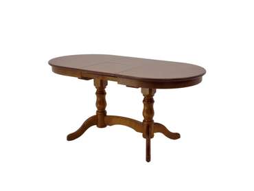 Обеденный раскладной стол Бизе коричневого цвет