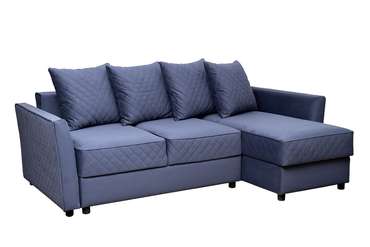 Угловой диван-кровать Sorrento синего цвета