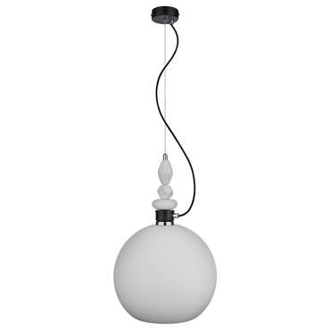 Подвесной светильник Aquarium white №1 с белым матовым плафоном