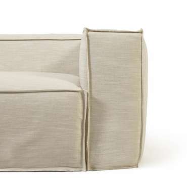 Cover for Blok 3-seater sofa in white linen