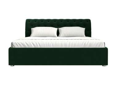 Кровать Сицилия 180х200 темно-зеленого цвета с подъемным механизмом 