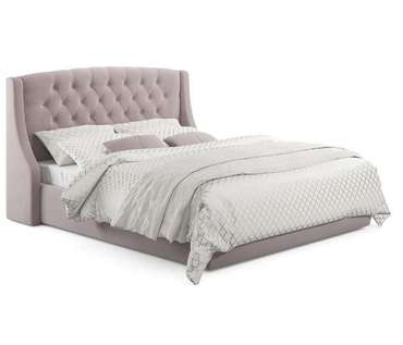 Кровать Stefani 160х200 розового цвета с подъемным механизмом