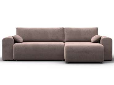 Угловой диван-кровать Лига-099 бежевого цвета