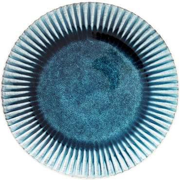 Тарелка Mustique М синего цвета