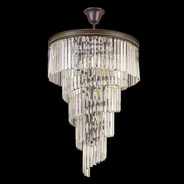 Citilux Мартин CL332171 Люстра хрустальная подвесная Прозрачная