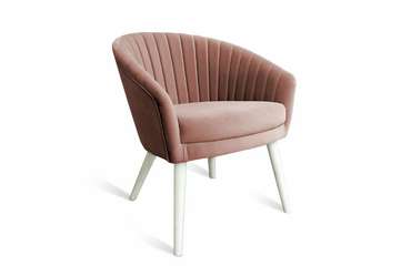 Кресло Тиана коричнево-розового цвета 