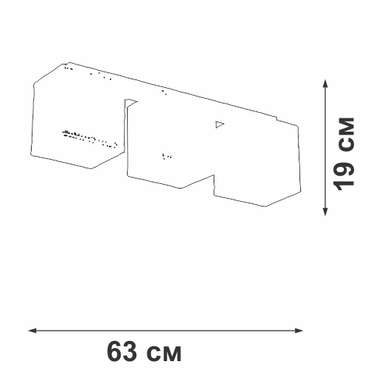 Потолочный светильник V2879-1/3PL (ткань, цвет белый)