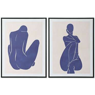 Картина Женщина 60 x 4 x 80 cm современный (2 штук)
