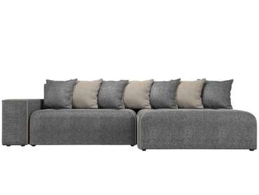 Угловой диван-кровать Кёльн серого цвета правый угол