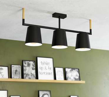 Потолочная люстра Lacey 43611 (металл, цвет черный)