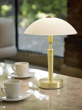 Настольная лампа Solo 1 87254 (стекло, цвет белый)