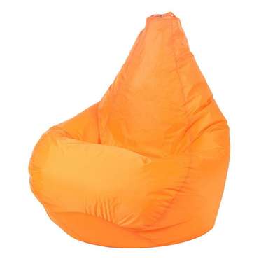Кресло-мешок L оранжевого цвета (оксфорд)