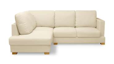 Угловой диван-кровать Плимут кремового цвета