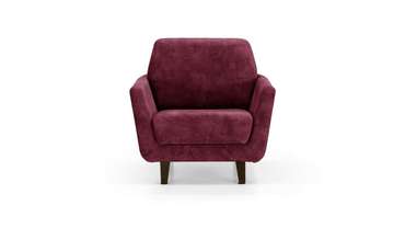 Кресло Глазго бордового цвета